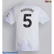 Fotballdrakt Herre Manchester United Harry Maguire #5 Bortedrakt 2025-26 Kortermet